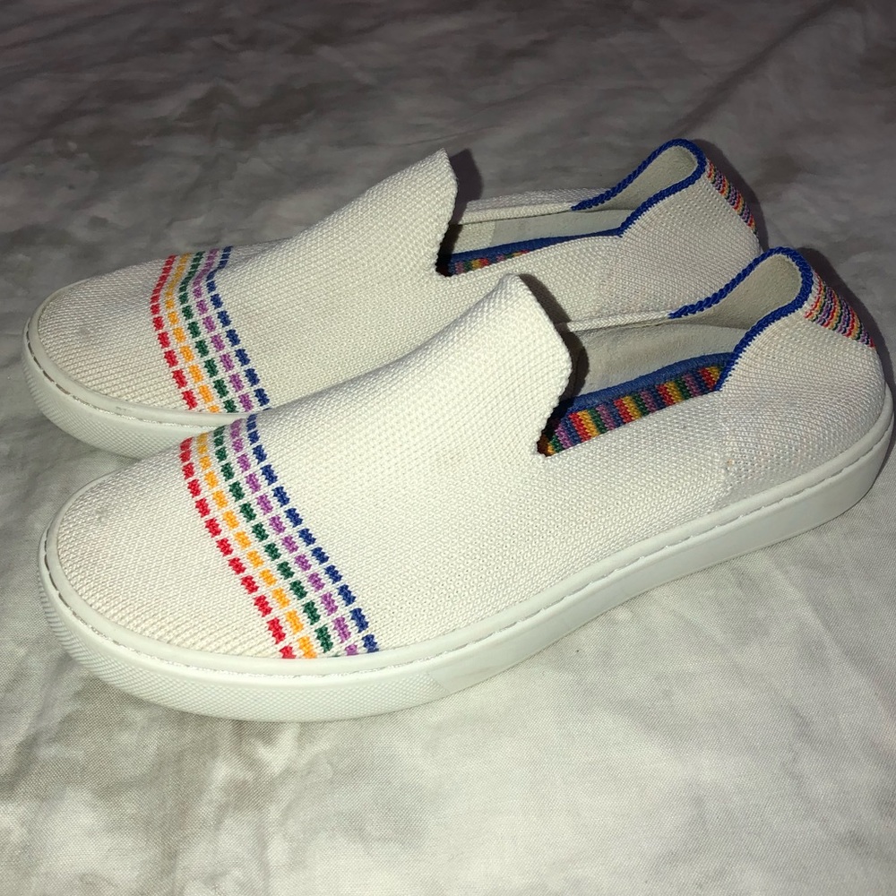 Children’s Rainbow Rothy’s Slip On Sneakers
